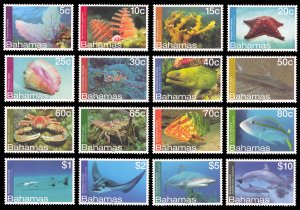 Bahamas 2012 FISH Scott #1339-1354 Mint Never Hinged