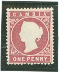 Gambia #6 Unused Single