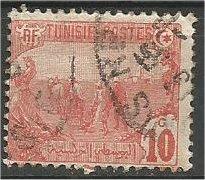 TUNISIA, 1906, used 10c, Mosque Scott 34