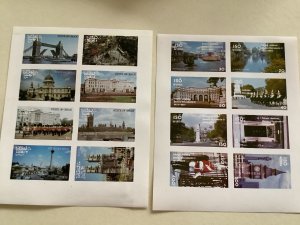 Oman & Sweden London Scenes 2 mint never hinged stamp sheets R48937