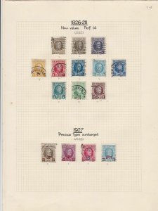 belgium 1926-32  stamps page ref 18390