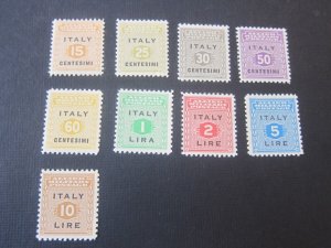 Italy 1943 Sc 1N1-9 set MH