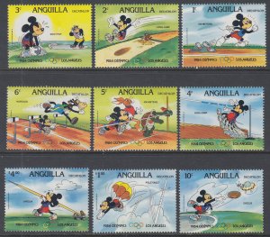 Anguilla 559-567 Disney's MNH VF