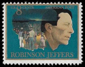 U.S. #1485 MNH; 8c Robinson Jeffer (1973) (4)