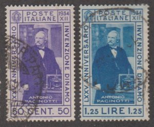 Italy Scott #322-323 Stamps - Used Set