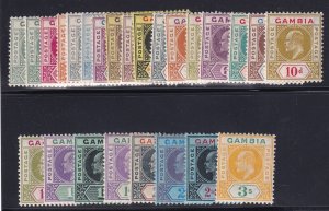 Gambia Scott # 41 - 64 F-VF OG lightly hinged nice color cv $ 492 ! see pic !