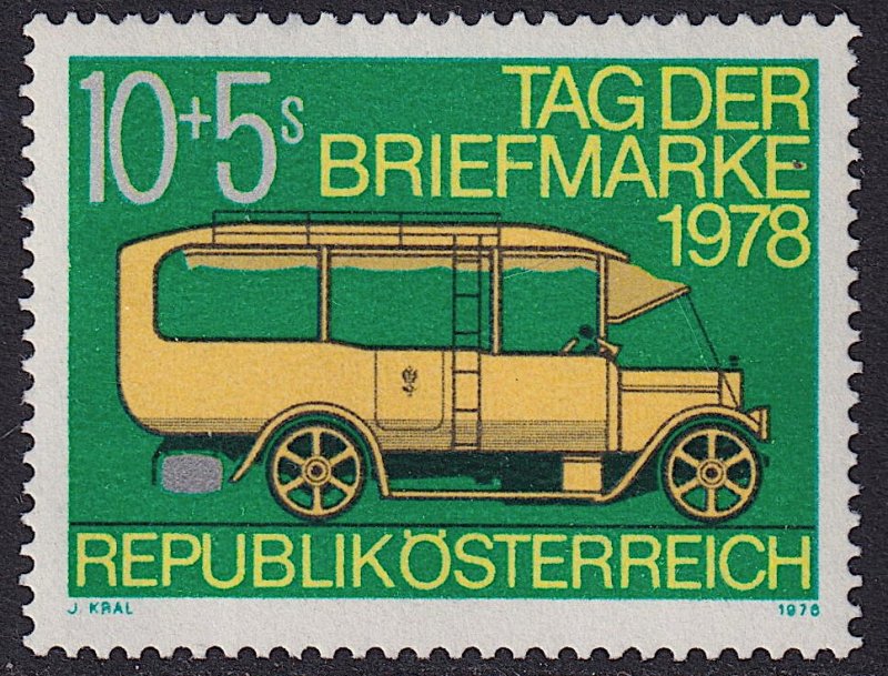 Austria - 1978 - Scott #B342 - MNH - Stamp Day Post Bus