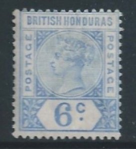 British Honduras #42 Mint No Gum 6c Queen Victoria - Wmk. 2