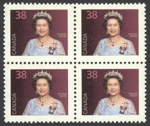 Canada Sc# 1164 MNH block/4 1988 38c Queen Elizabeth II