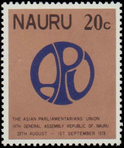 Nauru #182-183, Complete Set(2), 1978, Never Hinged