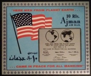 Ajman Michel Block 148 Apollo 11 Mint Never Hinged Souvenir Sheet