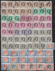 COLLECTION LOT OF 154 RHODESIA & NYASALAND 1954+ STAMPS CLEARANCE