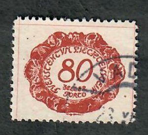 Liechtenstein J9 used single