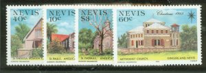 Nevis #456-459  Single (Complete Set)