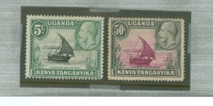 Kenya Uganda Tanganyika/Tanzania #47/52v  Multiple