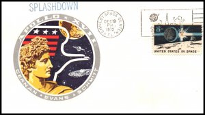 US Apollo XVII Splashdown 1972 Space Cover