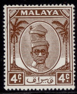 MALAYSIA - Perak GVI SG131, 4c brown, LH MINT. 
