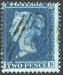 SG35 2d Star (JB) Wmk Large Crown Perf 14 Plate 6 Cat 70 pounds