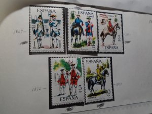 Spain  # 1869-73  MNH