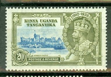 Kenya Uganda Tanganyika 42 mint variety Gibbons 124g CV $225