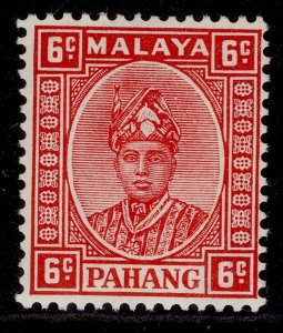 MALAYSIA - Pahang GVI SG34, 6c scarlet, LH MINT. Cat £32.