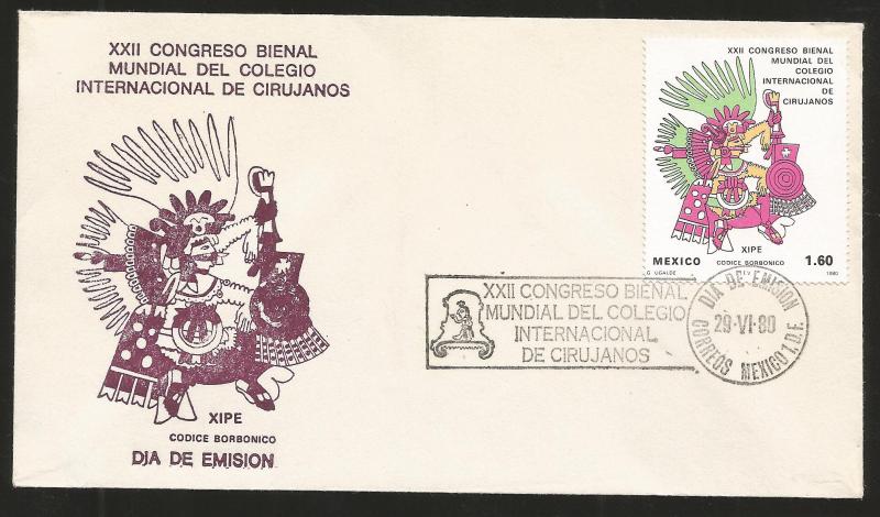 J) 1980 MEXICO, XXII INTERNATIONAL BIENNIAL CONGRESS INTERNATIONAL COLLEGE OF SU