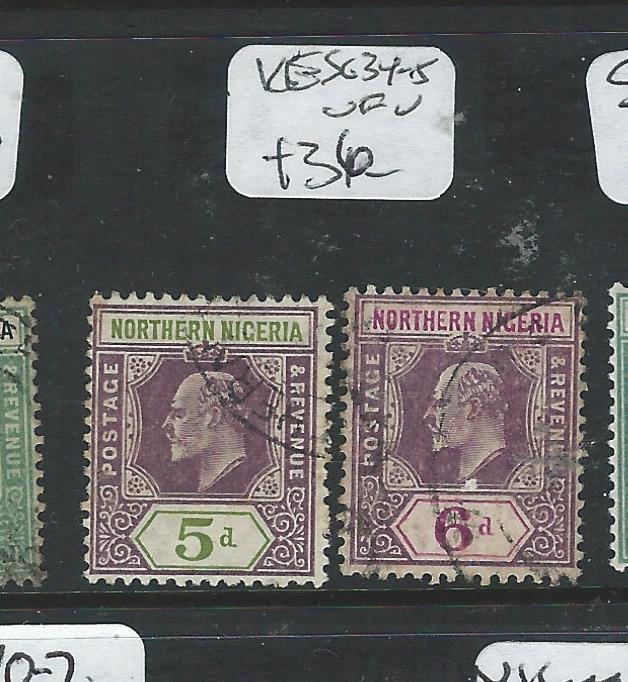 NORTHERN NIGERIA (P1907B) KE 5D-6D SG 45-5  VFU
