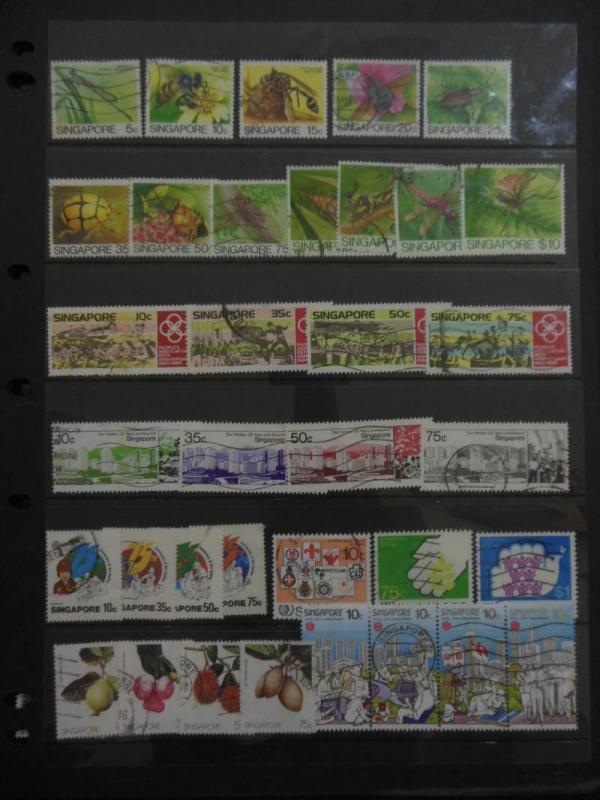 EDW1949SELL : SINGAPORE A Choice Used collection of all diff. between 1948-2008