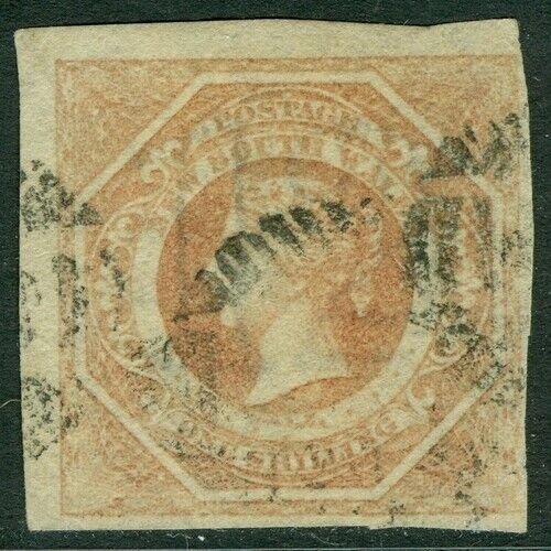 EDW1949SELL : NEW SOUTH WALES : 1854-55. Scott #31 Very Fine, Used. Cat $200.00.