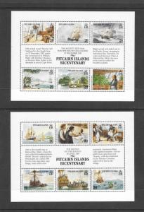 PITCAIRN ISLANDS - #320-1 PITCAIRN BICENTENARY S/S  MNH