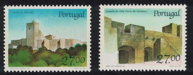 Portugal Castles 8th series 2v SG#2102-2103