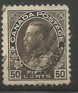 CANADA  120  USED,  CREASED,  KING GEORGE V