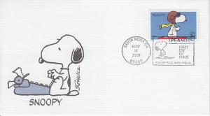 2001 Peanuts Snoopy (Scott 3507) Fleetwood 12 of 17 FDC