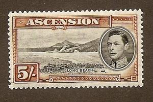 Ascension  Scott #48a perf. 13 1/2  Mint H  Scott CV. $60.00