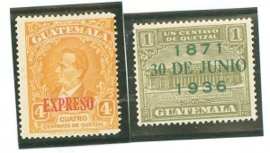 Guatemala #E1/RA3 Unused Single