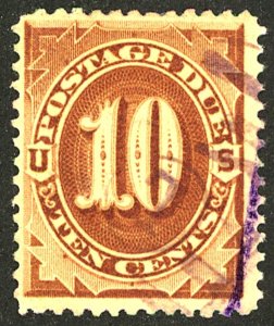 U.S. #J5 USED TINY THIN