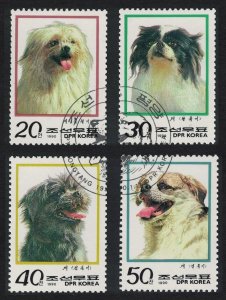 Korea Dogs 4v 1990 CTO SG#N2932-N2935