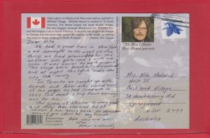 $1.55 post card to Australia From Canada