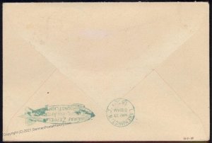 Brazil 1930 Graf Zeppelin Si59E Rio Pernambuco Lakehurst Cover Pan Americ 100834