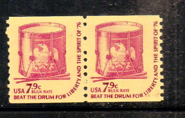 #1615 MNH Pair Dull Gum