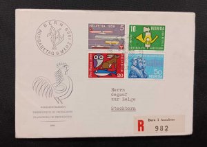 DM)1959, HELVETIA, FIRST DAY COVER, ISSUE, PROPAGANDA, OPENING OF THE