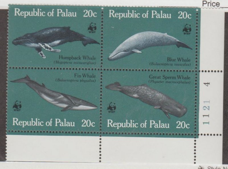Palau Scott #27a Stamps - Mint NH Plate Block