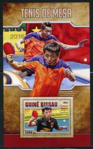 GUINEA BISSAU  2016 TABLE TABLE  SOUVENIR  SHEET MINT NEVER HINGED