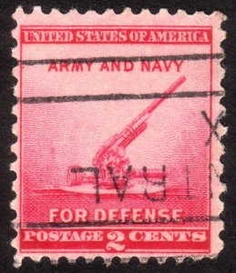 1940, US 2c, Anti-aircraft Gun, Used, Sc 900