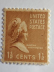 SCOTT #805 MARTHA WASHINGTON SINGLE MINT NEVER HINGED