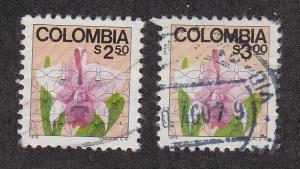 Colombia Scott #862-863 Used