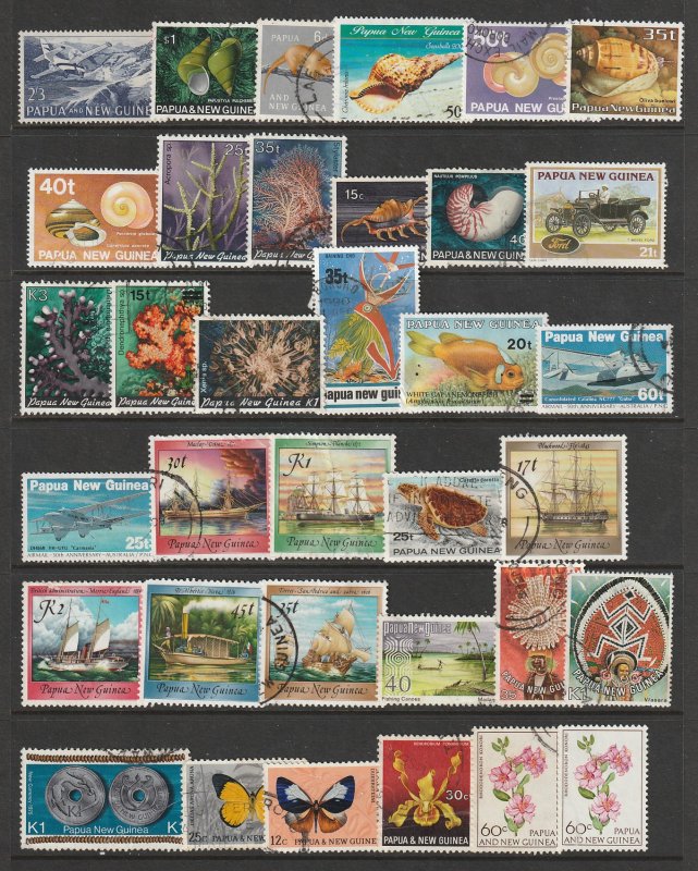 Papua N.G. a small collection M or U includes sets