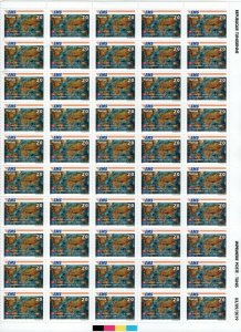 2019 - Tunisia - 20th Anniversary of the UPU’s EMS Cooperative- Full sheet MNH** 