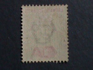 ​LEEWARD ISLANDS-1902 SC#21 KING GEORGE V-FANCY CANCEL 121 YEARS OLD VF