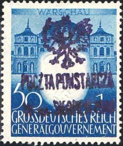 Poland Fischer Warsaw Uprising 59 Unused lightly hinged.